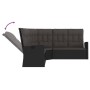 2-piece garden furniture set and black synthetic rattan cushions by vidaXL, Garden sets - Ref: Foro24-362175, Price: 382,19 €...