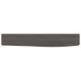 Wandregal aus dunkelbraunem, behandeltem Eichenholz 60x10x6 cm von vidaXL, Regale und Regale - Ref: Foro24-363760, Preis: 19,...