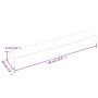Wandregal aus dunkelbraunem, behandeltem Eichenholz 60x10x6 cm von vidaXL, Regale und Regale - Ref: Foro24-363760, Preis: 19,...