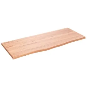 Wandregal aus hellbraun behandeltem Eichenholz, 100 x 40 x 2 cm von vidaXL, Regale und Regale - Ref: Foro24-363683, Preis: 66...