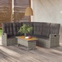 Gartenmöbel-Set 2-teilig mit grauen synthetischen Rattankissen von vidaXL, Gartensets - Ref: Foro24-362176, Preis: 469,64 €, ...
