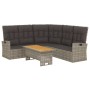 Set de muebles de jardín 2 pzas cojines ratán sintético gris de vidaXL, Conjuntos de jardín - Ref: Foro24-362176, Precio: 469...