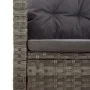 Garden furniture set 2 pieces with gray synthetic rattan cushions by vidaXL, Garden sets - Ref: Foro24-362176, Price: 496,41 ...