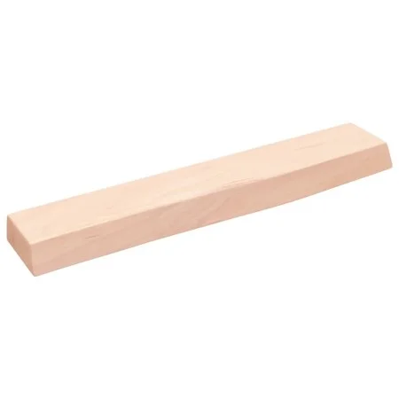 Untreated solid oak wood wall shelf 60x10x4 cm by vidaXL, Shelves and shelves - Ref: Foro24-363519, Price: 22,68 €, Discount: %