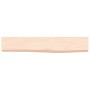 Untreated solid oak wood wall shelf 60x10x4 cm by vidaXL, Shelves and shelves - Ref: Foro24-363519, Price: 23,12 €, Discount: %