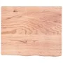 Estante pared madera roble tratada marrón claro 60x50x(2-4) cm de vidaXL, Estantes y estanterías - Ref: Foro24-363651, Precio...