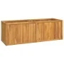 Blumenbeet aus massivem Teakholz 150x50x50 cm von vidaXL, Töpfe und Pflanzgefäße - Ref: Foro24-362663, Preis: 205,03 €, Rabat...