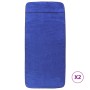 Strandtücher 2 Stk. klein blau Stoff 400 g/m² 60x135 cm von vidaXL, Strandtücher - Ref: Foro24-362677, Preis: 21,49 €, Rabatt: %