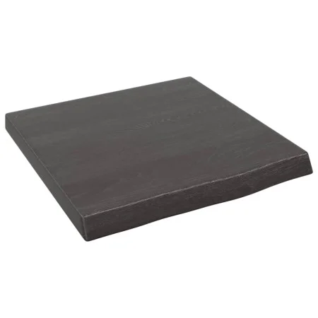 Dark brown treated oak wood wall shelf 40x40x(2-4) cm by vidaXL, Shelves and shelves - Ref: Foro24-363750, Price: 37,00 €, Di...