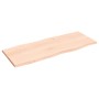 Solid oak wood table top with natural edge 100x40x2 cm by vidaXL, Table tops - Ref: Foro24-363881, Price: 45,36 €, Discount: %