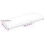 Solid oak wood table top with natural edge 100x40x2 cm by vidaXL, Table tops - Ref: Foro24-363881, Price: 44,73 €, Discount: %