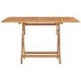 Folding solid teak wood garden table 110x110x75 cm by vidaXL, Garden tables - Ref: Foro24-362616, Price: 143,65 €, Discount: %