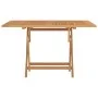 Folding solid teak wood garden table 110x110x75 cm by vidaXL, Garden tables - Ref: Foro24-362616, Price: 143,40 €, Discount: %