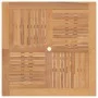 Klappbarer Gartentisch massives Teakholz 110x110x75 cm von vidaXL, Gartentische - Ref: Foro24-362616, Preis: 143,40 €, Rabatt: %