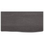 Wandregal aus dunkelbraun behandeltem Eichenholz, 60x30x(2-6) cm von vidaXL, Regale und Regale - Ref: Foro24-363766, Preis: 4...