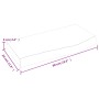 Wandregal aus dunkelbraun behandeltem Eichenholz, 60x30x(2-6) cm von vidaXL, Regale und Regale - Ref: Foro24-363766, Preis: 4...