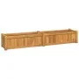 Arriate de madera maciza de teca 150x30x25 cm de vidaXL, Maceteros y jardineras - Ref: Foro24-362659, Precio: 125,28 €, Descu...