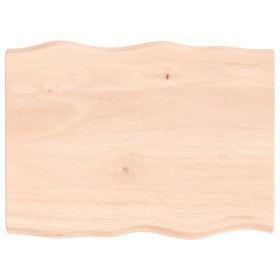 Massivholz-Tischplatte mit natürlicher Kante 80x60x(2-4) cm von vidaXL, Tischplatten - Ref: Foro24-363879, Preis: 69,67 €, Ra...
