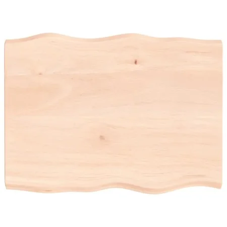 Massivholz-Tischplatte mit natürlicher Kante 80x60x(2-4) cm von vidaXL, Tischplatten - Ref: Foro24-363879, Preis: 68,89 €, Ra...