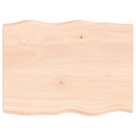 Massivholz-Tischplatte mit natürlicher Kante 80x60x(2-4) cm von vidaXL, Tischplatten - Ref: Foro24-363879, Preis: 69,67 €, Ra...