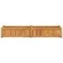 Arriate de madera maciza de teca 150x30x25 cm de vidaXL, Maceteros y jardineras - Ref: Foro24-362659, Precio: 125,28 €, Descu...