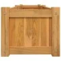 Arriate de madera maciza de teca 150x30x25 cm de vidaXL, Maceteros y jardineras - Ref: Foro24-362659, Precio: 125,28 €, Descu...