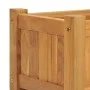 Arriate de madera maciza de teca 150x30x25 cm de vidaXL, Maceteros y jardineras - Ref: Foro24-362659, Precio: 125,28 €, Descu...