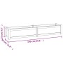 Arriate de madera maciza de teca 150x30x25 cm de vidaXL, Maceteros y jardineras - Ref: Foro24-362659, Precio: 127,30 €