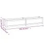 Arriate de madera maciza de teca 150x30x25 cm de vidaXL, Maceteros y jardineras - Ref: Foro24-362659, Precio: 125,28 €, Descu...