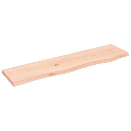 Estante de pared madera maciza de roble sin tratar 80x20x2 cm de vidaXL, Estantes y estanterías - Ref: Foro24-363539, Precio:...