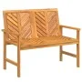 Juego de muebles de jardín 2 piezas madera maciza acacia de vidaXL, Bancos de jardín - Ref: Foro24-362235, Precio: 157,00 €, ...