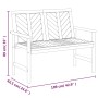 2-teiliges Gartenmöbel-Set aus massivem Akazienholz von vidaXL, Gartenbänke - Ref: Foro24-362235, Preis: 158,93 €, Rabatt: %