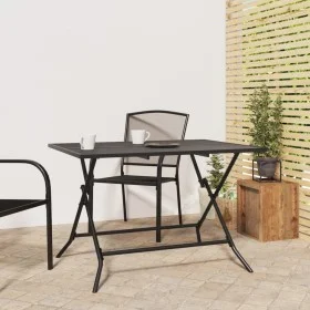 Folding garden table anthracite gray steel mesh 110x80x72 cm by vidaXL, Garden tables - Ref: Foro24-362749, Price: 128,32 €, ...