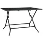 Folding garden table anthracite gray steel mesh 110x80x72 cm by vidaXL, Garden tables - Ref: Foro24-362749, Price: 128,32 €, ...