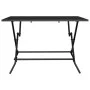 Folding garden table anthracite gray steel mesh 110x80x72 cm by vidaXL, Garden tables - Ref: Foro24-362749, Price: 128,32 €, ...