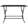 Klappbarer Gartentisch, anthrazitgraues Stahlgeflecht, 110 x 80 x 72 cm von vidaXL, Gartentische - Ref: Foro24-362749, Preis:...