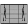 Klappbarer Gartentisch, anthrazitgraues Stahlgeflecht, 110 x 80 x 72 cm von vidaXL, Gartentische - Ref: Foro24-362749, Preis:...
