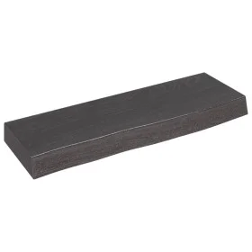 Wandregal aus dunkelbraun behandeltem Eichenholz, 60 x 20 x 6 cm von vidaXL, Regale und Regale - Ref: Foro24-363763, Preis: 3...