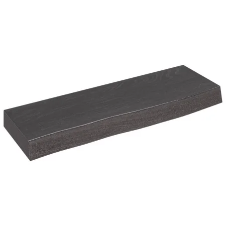 Wandregal aus dunkelbraun behandeltem Eichenholz, 60 x 20 x 6 cm von vidaXL, Regale und Regale - Ref: Foro24-363763, Preis: 3...