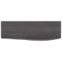 Wandregal aus dunkelbraun behandeltem Eichenholz, 60 x 20 x 6 cm von vidaXL, Regale und Regale - Ref: Foro24-363763, Preis: 3...
