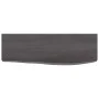 Wandregal aus dunkelbraun behandeltem Eichenholz, 60 x 20 x 6 cm von vidaXL, Regale und Regale - Ref: Foro24-363763, Preis: 3...