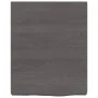 Dark brown treated oak wood wall shelf 40x50x(2-6) cm by vidaXL, Shelves and shelves - Ref: Foro24-363754, Price: 31,44 €, Di...