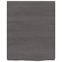 Wandregal aus dunkelbraun behandeltem Eichenholz, 40x50x(2-6) cm von vidaXL, Regale und Regale - Ref: Foro24-363754, Preis: 3...