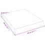 Wandregal aus dunkelbraun behandeltem Eichenholz, 40x50x(2-6) cm von vidaXL, Regale und Regale - Ref: Foro24-363754, Preis: 3...