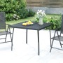 Anthrazitgrauer Gartentisch aus Stahlgewebe 100x100x72 cm von vidaXL, Gartentische - Ref: Foro24-362732, Preis: 106,54 €, Rab...