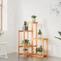 Soporte para flores de madera maciza abeto 62,5x61,5x101,5 cm de vidaXL, Soportes para macetas - Ref: Foro24-362884, Precio: ...