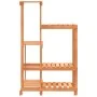 Soporte para flores de madera maciza abeto 62,5x61,5x101,5 cm de vidaXL, Soportes para macetas - Ref: Foro24-362884, Precio: ...