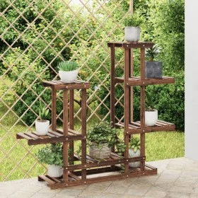 Blumenständer aus massivem Tannenholz, 95 x 25 x 96 cm von vidaXL, Topfständer - Ref: Foro24-362861, Preis: 53,87 €, Rabatt: %