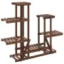 Soporte para flores madera maciza abeto 95x25x96 cm de vidaXL, Soportes para macetas - Ref: Foro24-362861, Precio: 53,87 €, D...