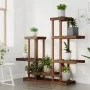 Blumenständer aus massivem Tannenholz, 95 x 25 x 96 cm von vidaXL, Topfständer - Ref: Foro24-362861, Preis: 53,87 €, Rabatt: %